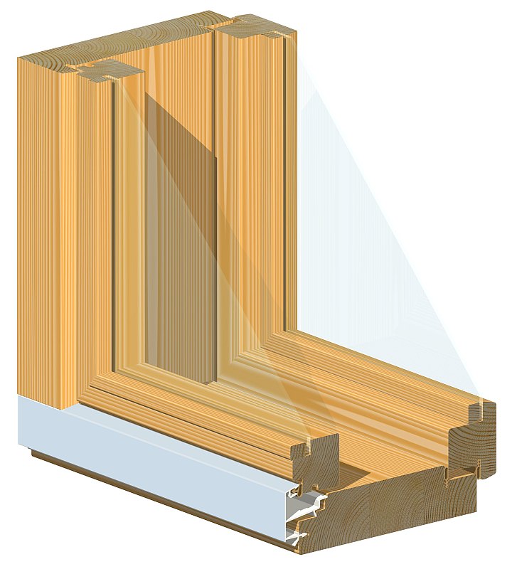 Mökki-Ikkuna TI-Heloitus MS 96 6X12 - Ikkunat - 110160731 - 1