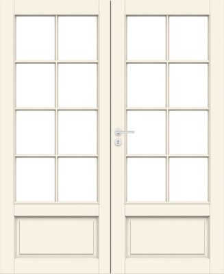 Massiivipeilipariovi 8R Kirkas Lasi - Sisäovet ja Väliovet - 110160571 - 1