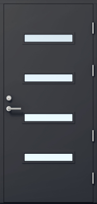 Ytterdörr Fe3 Thermo Mörkgrå - Ytterdörrar och våningsplansdörrar - 110160324 - 1