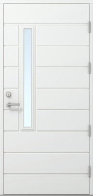 Ulko-Ovi Fe811 Thermo Valkoinen - Ulko-ovet - 110160326 - 1