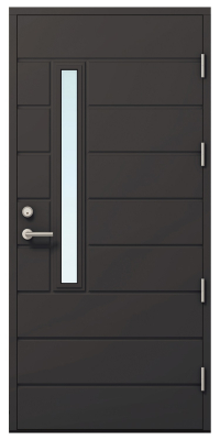Ytterdörr Fe811 Thermo Mörkgrå - Ytterdörrar och våningsplansdörrar - 110160330 - 1