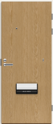 Korridordörr med Brevlåda, Ekfolie - Branddörrar - 110160679 - 1