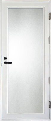 Balkongdörr PO4 Helt glas Thermo Vit - Balkongdörrar - 110160475 - 1