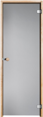 Vihtan Saunanovi Harmaa, Mäntykarmi - Saunan Ovet - 110160426 - 1