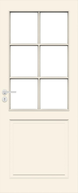 Kevytpeiliovi 6R Kirkas Lasi - Sisäovet ja Väliovet - 110160553 - 1