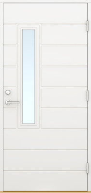 Ulko-Ovi Uo1R Valkoinen - Ulko-ovet - 110160398 - 1