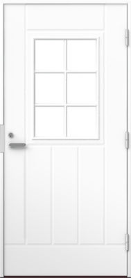 Ulko-Ovi Uo6R Valkoinen - Ulko-ovet - 110160394 - 1