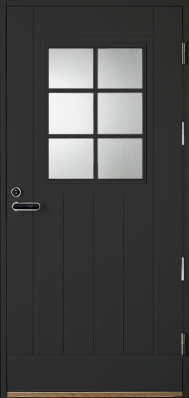 Ulko-Ovi Uol1 1.0 Tummanharmaa - Ulko-ovet - 110160344 - 1