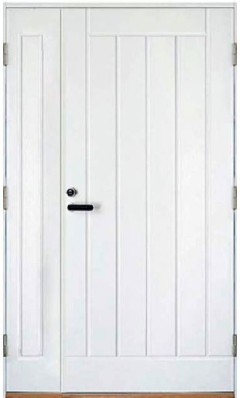 Ytterdörr Uop Vit - Ytterdörrar och våningsplansdörrar - 110160400 - 1