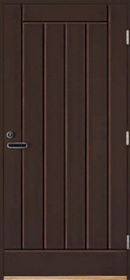 Ytterdörr Uop Mörkbrun - Ytterdörrar och våningsplansdörrar - 110160382 - 1