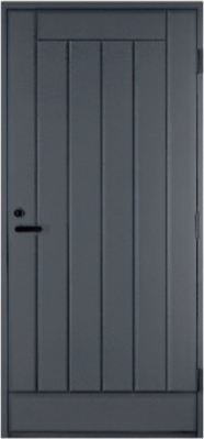 Ulko-Ovi Uop Tummanharmaa - Ulko-ovet - 110160378 - 1