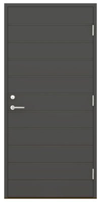 Ulko-Ovi Uov Tummanharmaa - Ulko-ovet - 110160390 - 1