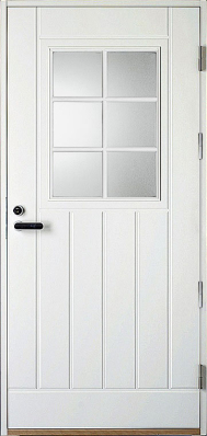 Ulko-Ovi Uol1 1.0 Valkoinen - Ulko-ovet - 110160336 - 1